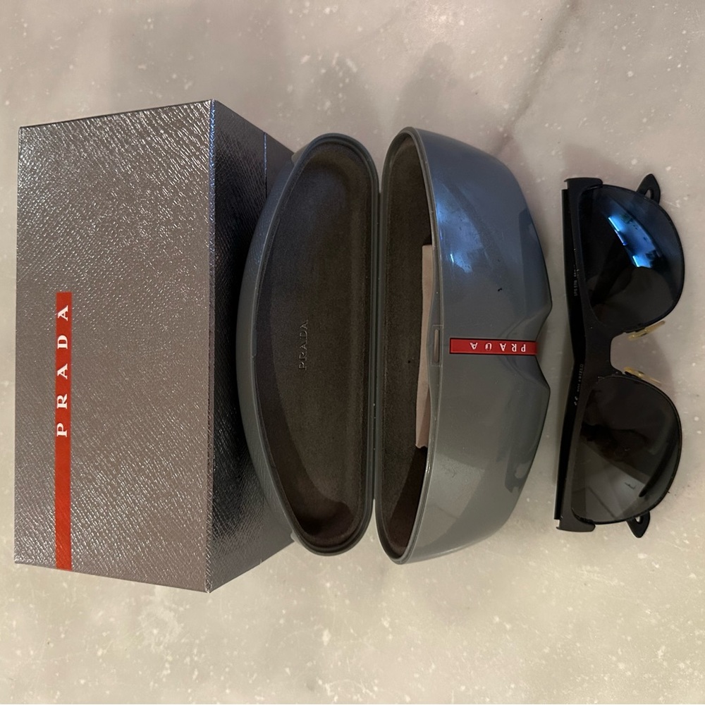 Prada Men’s Black Sunglasses with Box